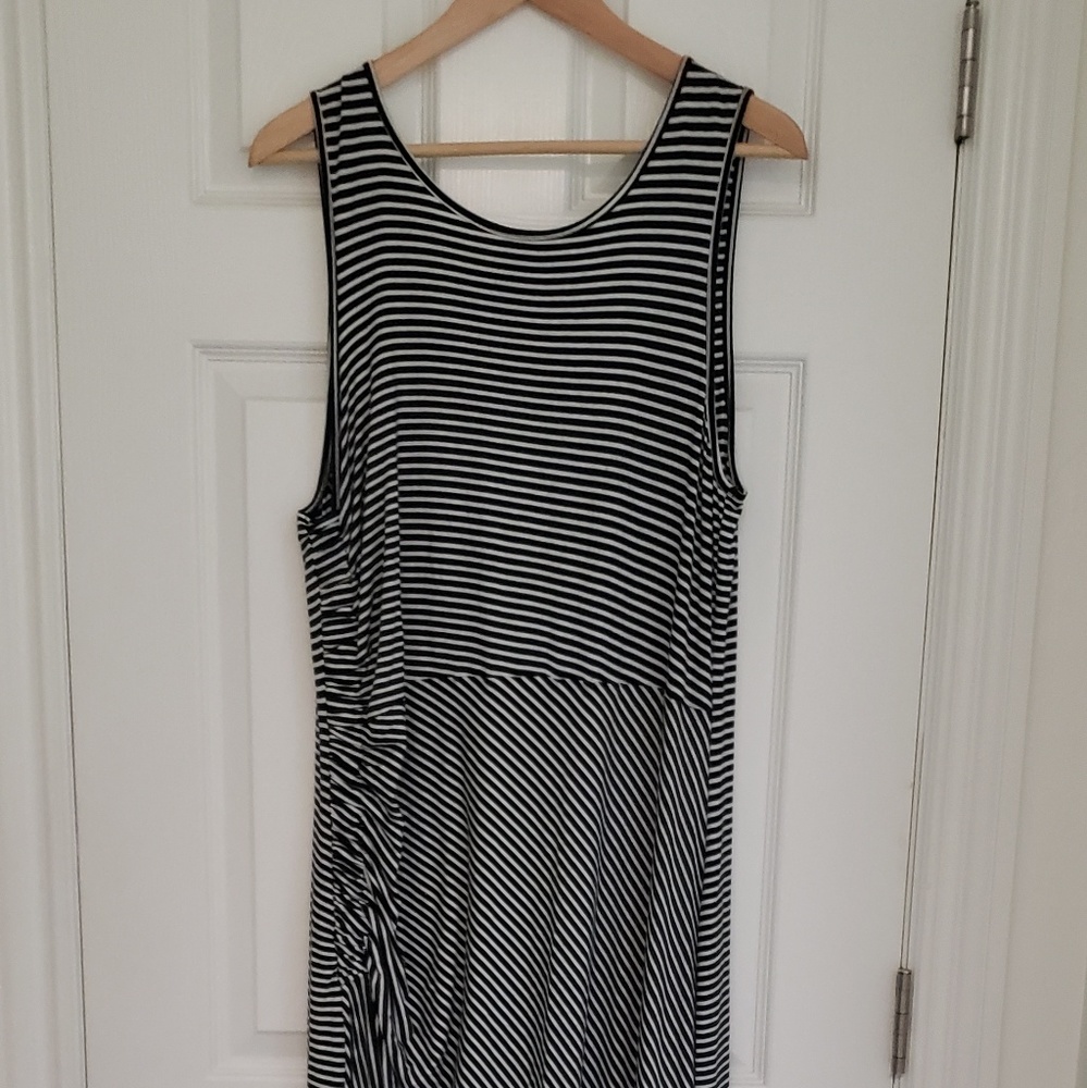 Bobeau Women's 3X Plus Size Sleeveless Maxi Dress